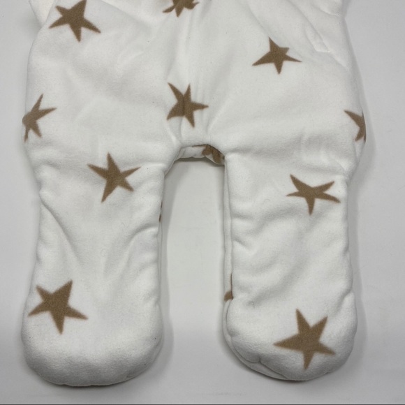 NEW Baby Fleece Hooded Swaddle Sleep Sack 3-6M - Picture 5 of 8